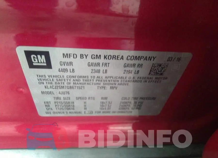 KL4CJ2SM7GB671521 Photo# 9