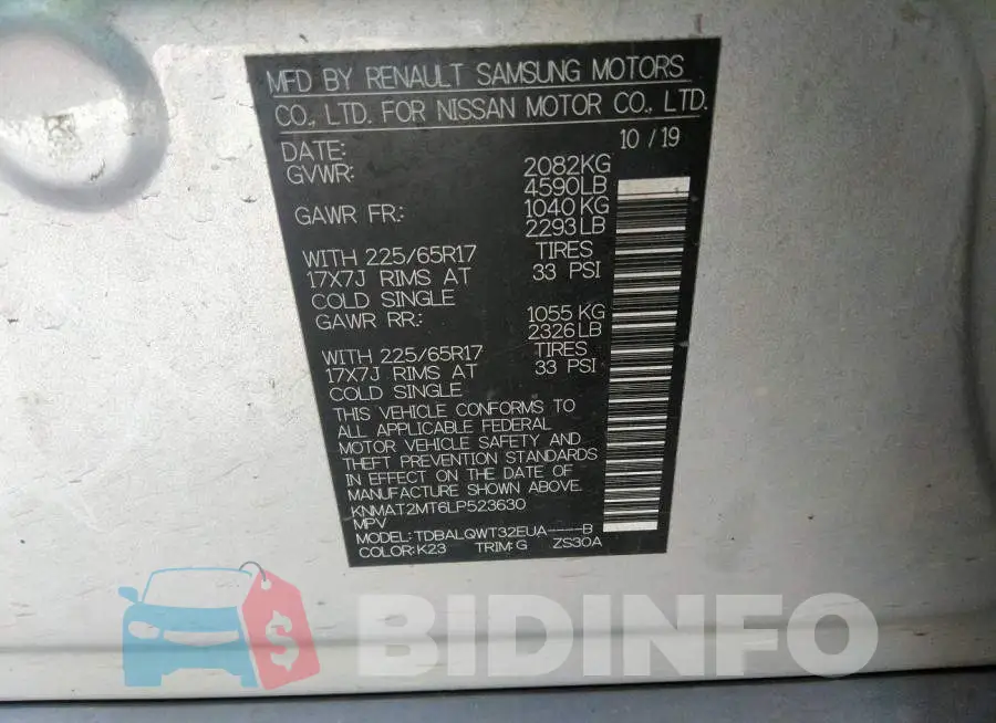 KNMAT2MT6LP523630 Photo# 9