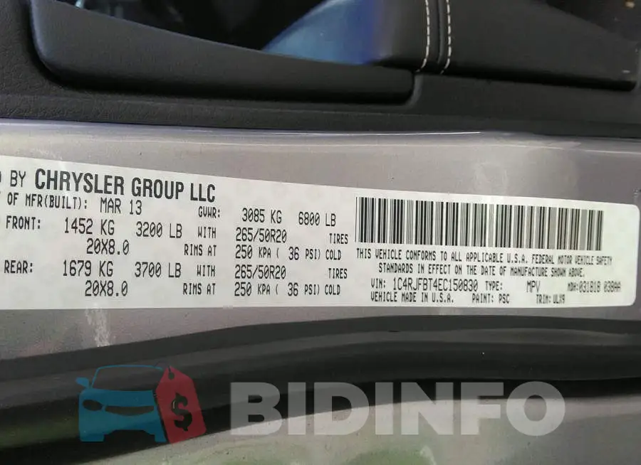 1C4RJFBT4EC150830 Photo# 9