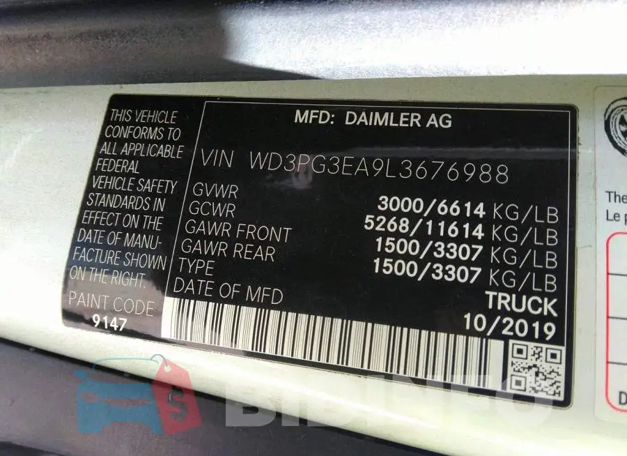 WD3PG3EA9L3676988 Photo# 9
