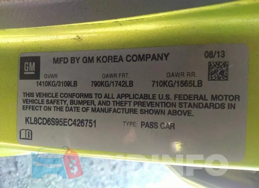 KL8CD6S95EC426751 Photo# 9