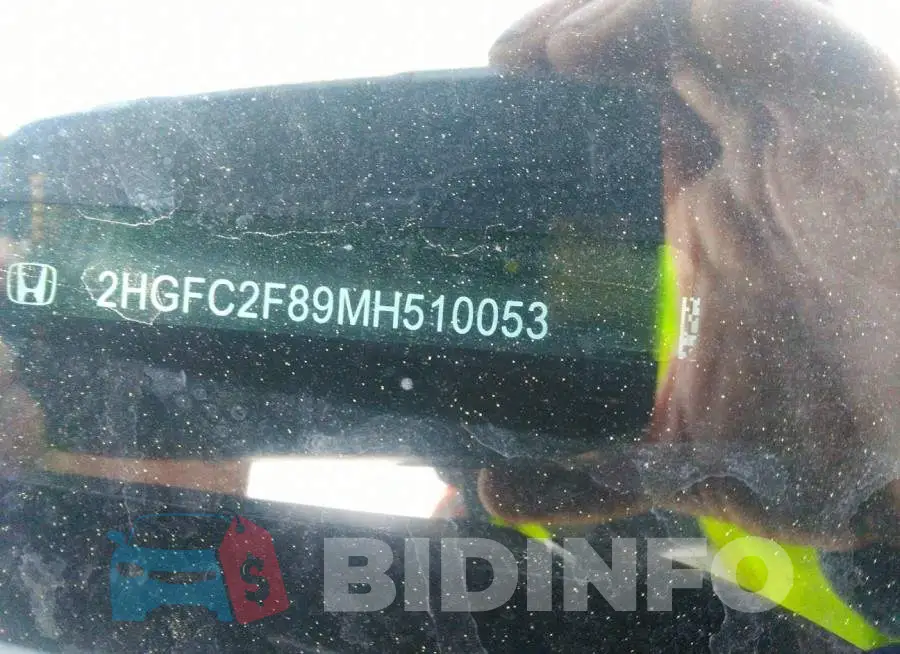 2HGFC2F89MH510053 Photo# 9