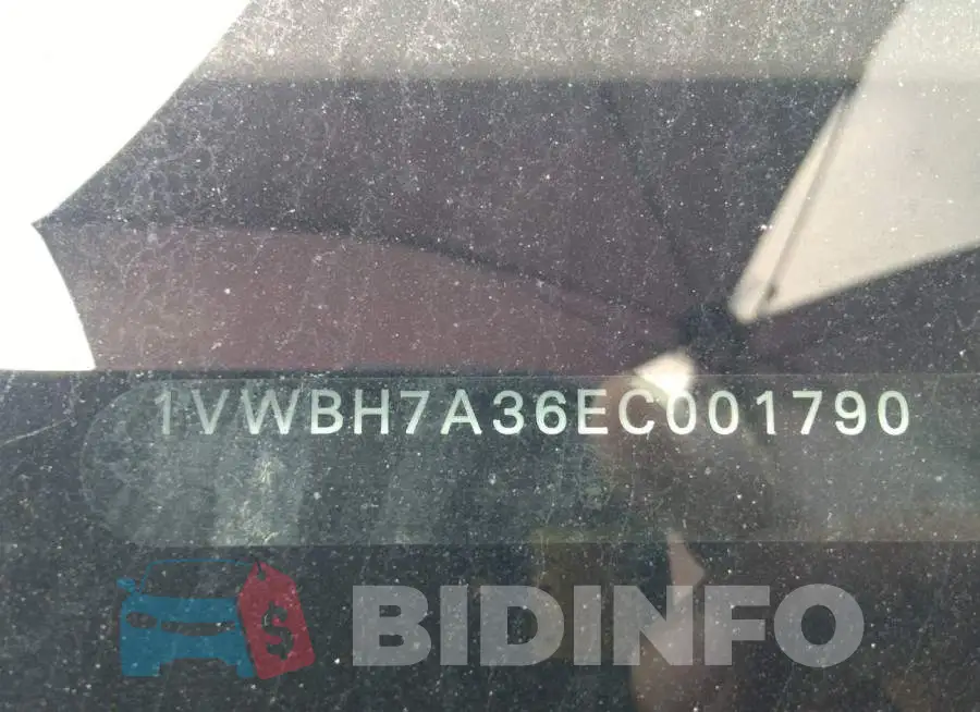 1VWBH7A36EC001790 Photo# 9