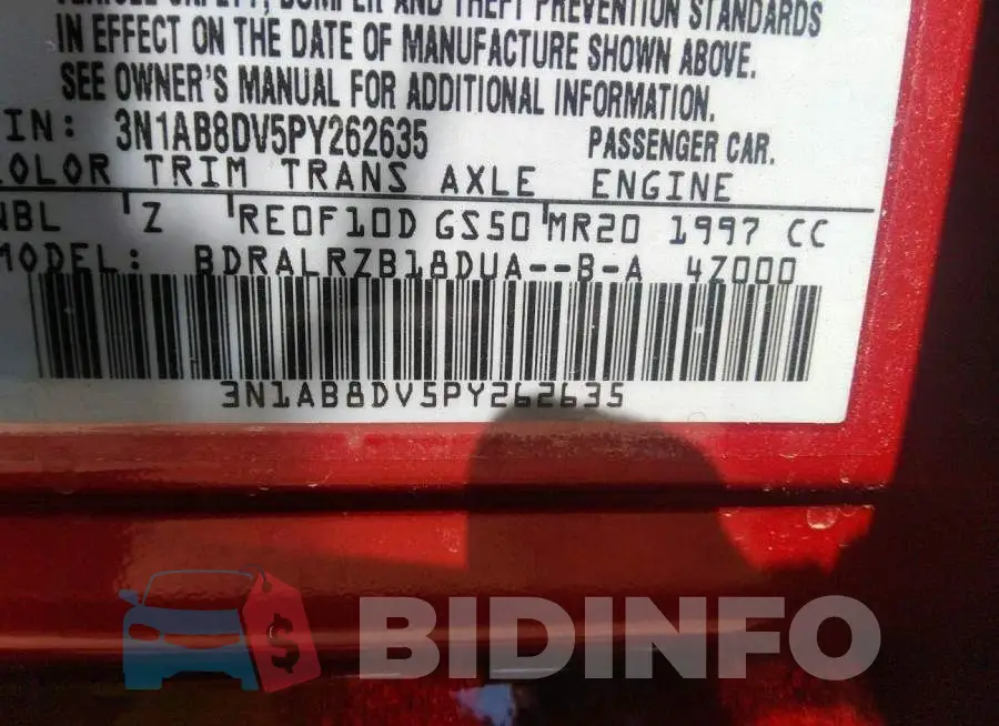 3N1AB8DV5PY262635 Photo# 9