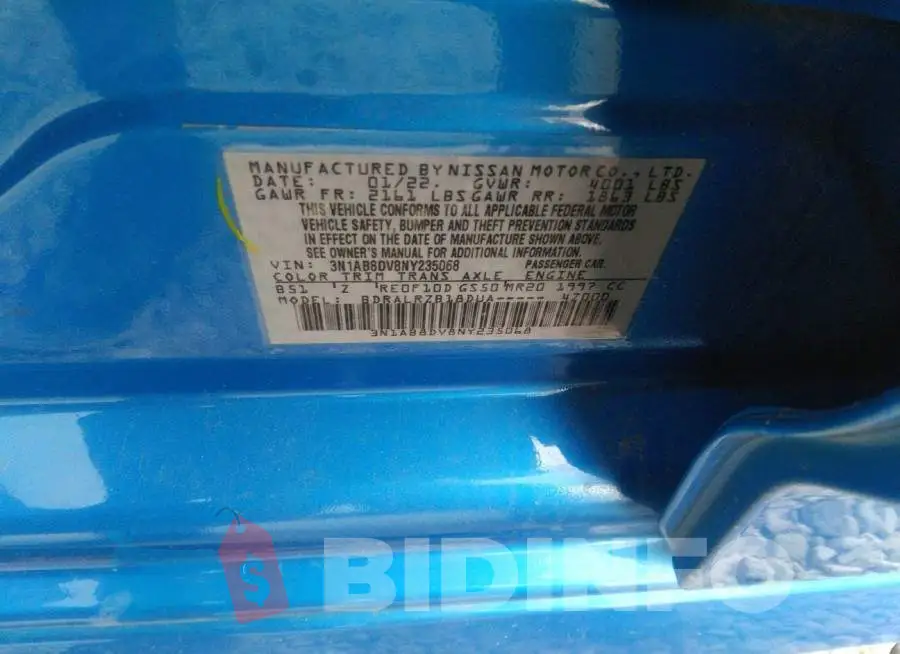 3N1AB8DV8NY235068 Photo# 9