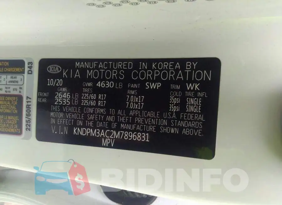 KNDPM3AC2M7896831 Photo# 9