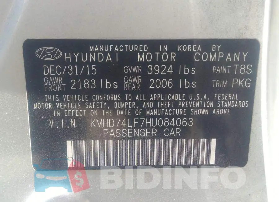 KMHD74LF7HU084063 Photo# 9