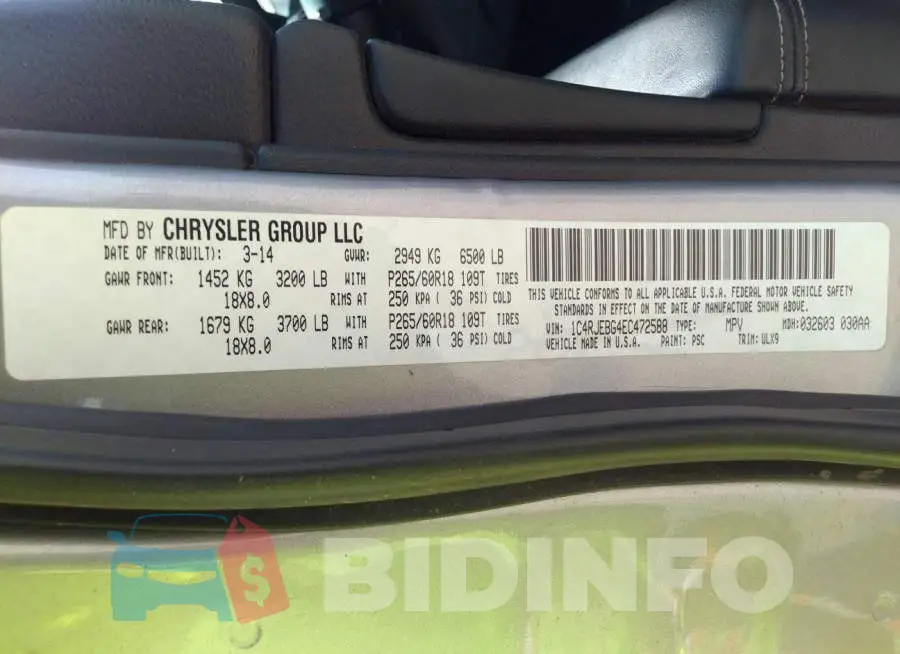 1C4RJEBG4EC472588 Photo# 9