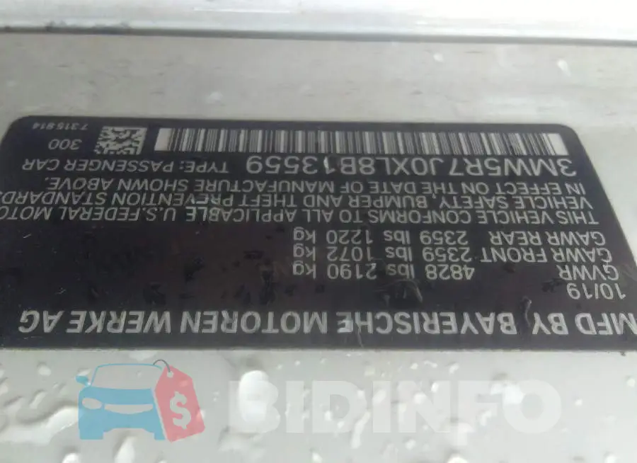 3MW5R7J0XL8B13559 Photo# 9