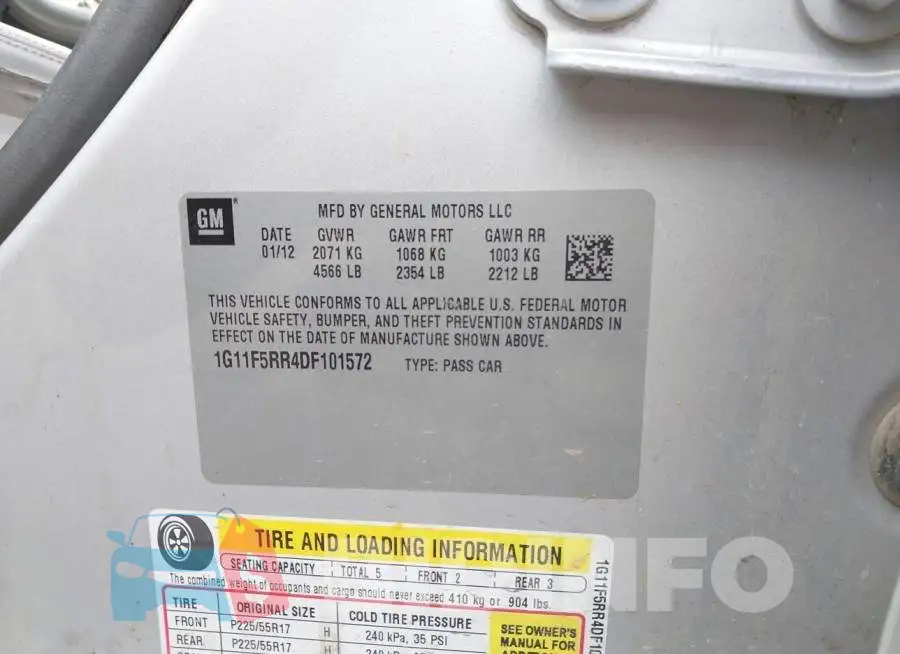 1G11F5RR4DF101572 Photo# 9