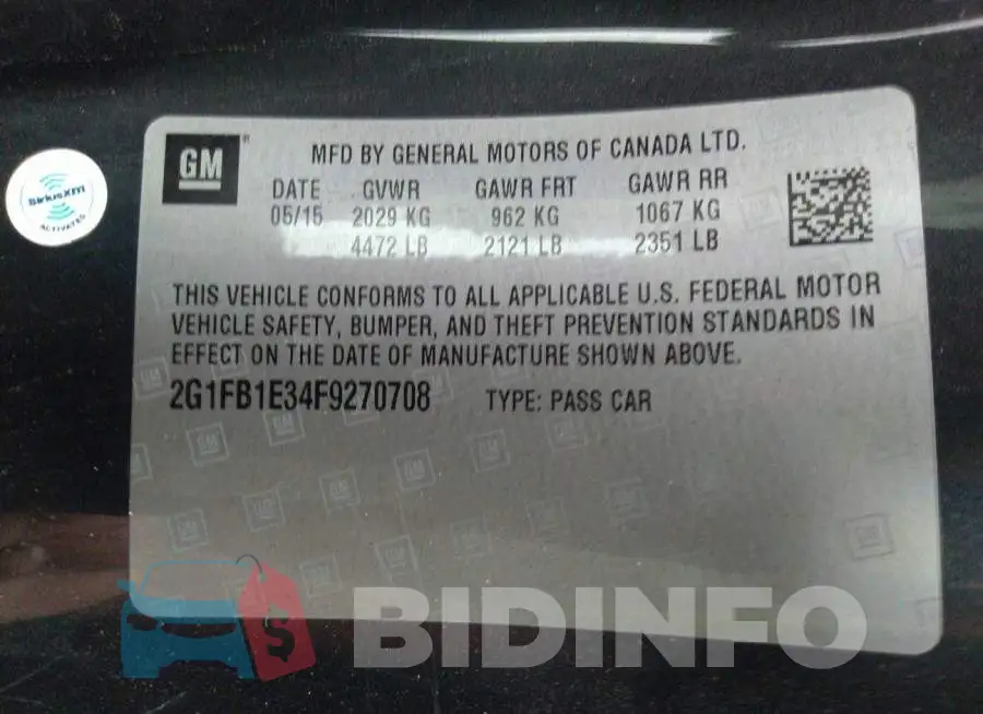 2G1FB1E34F9270708 Photo# 9
