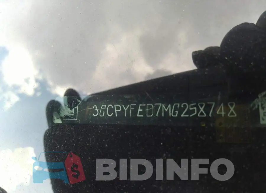 3GCPYFED7MG258748 Photo# 9