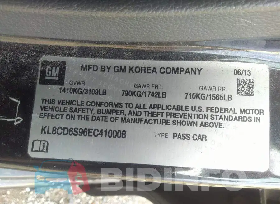 KL8CD6S96EC410008 Photo# 9