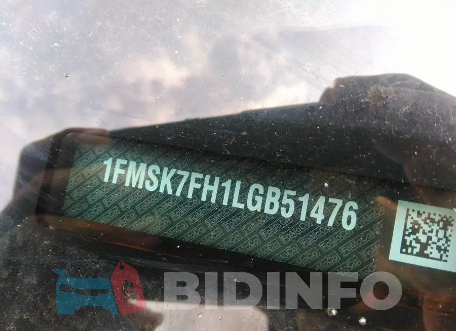 1FMSK7FH1LGB51476 Photo# 9
