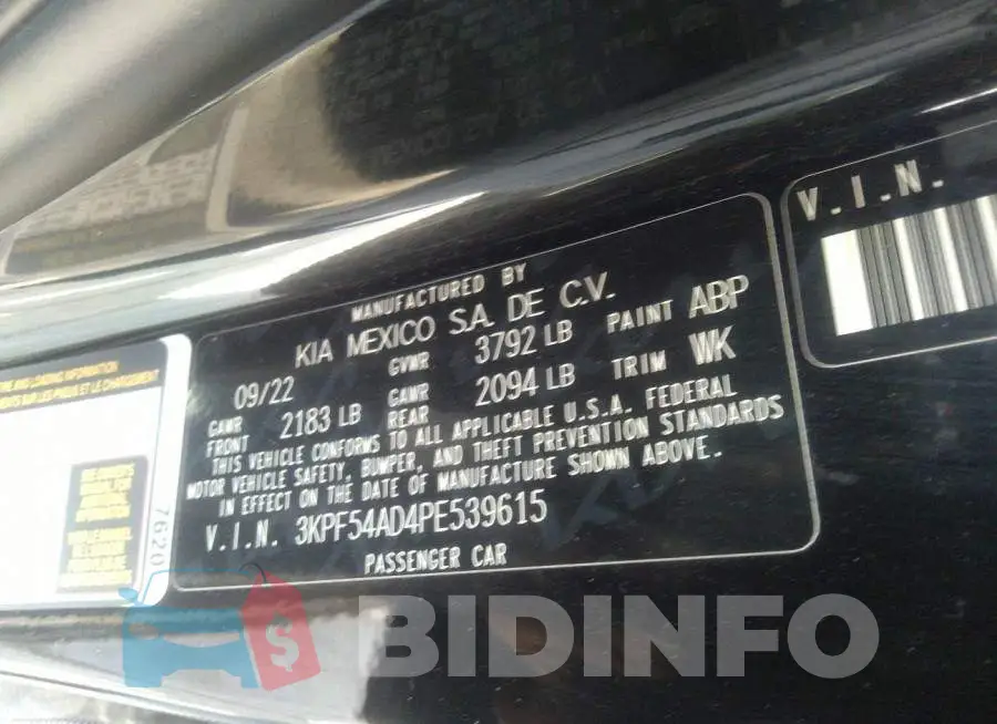 3KPF54AD4PE539615 Photo# 9