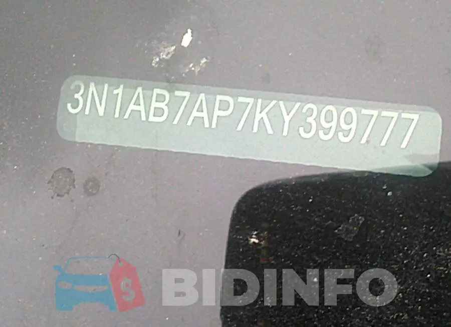 3N1AB7AP7KY399777 Photo# 9