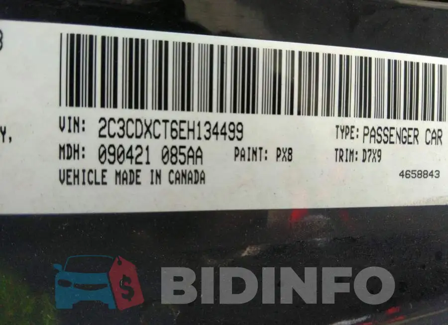 2C3CDXCT6EH134499 Photo# 9