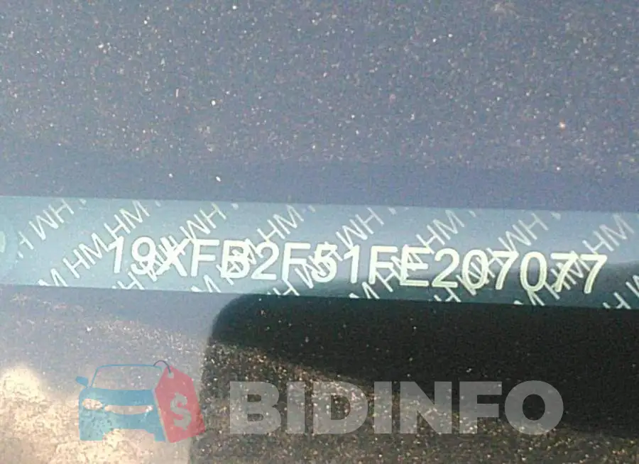 19XFB2F51FE207077 Photo# 9