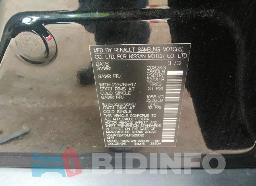 KNMAT2MTXLP529012 Photo# 9