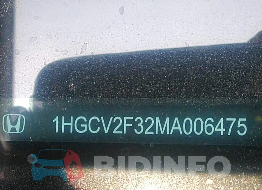 1HGCV2F32MA006475 Photo# 9