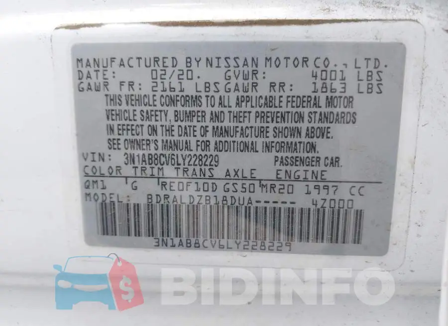 3N1AB8CV6LY228229 Photo# 9