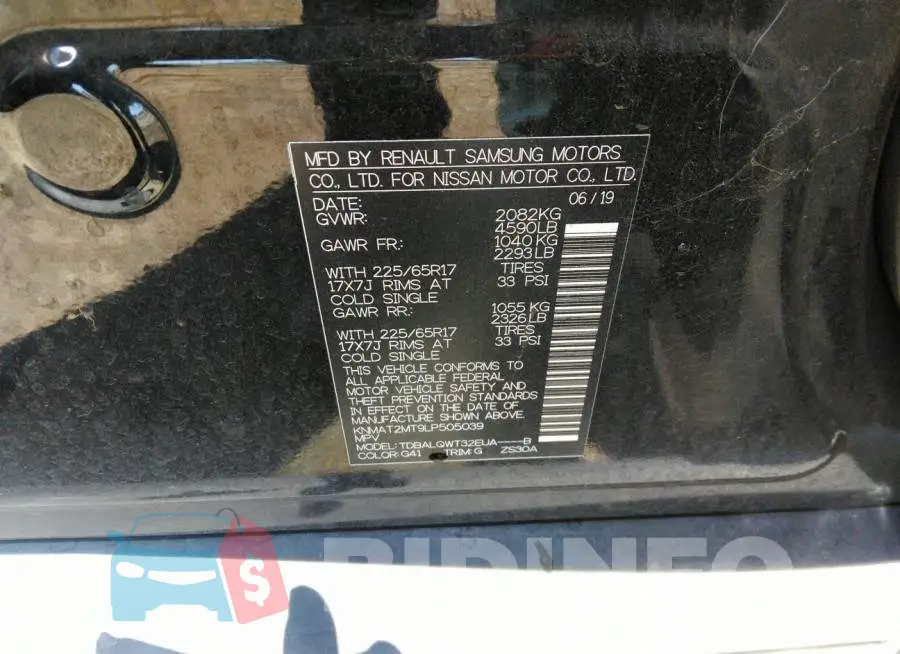 KNMAT2MT9LP505039 Photo# 9