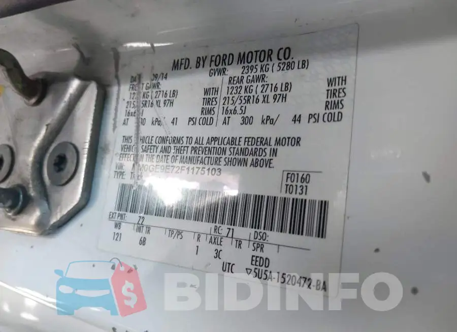 NM0GE9E72F1175103 Photo# 9