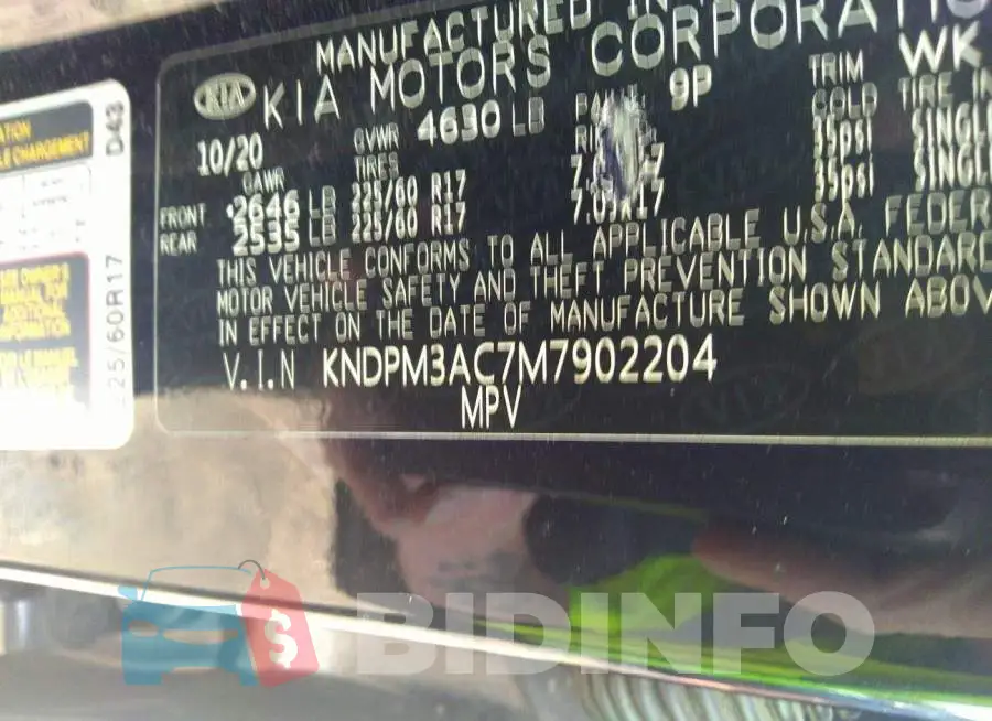 KNDPM3AC7M7902204 Photo# 9