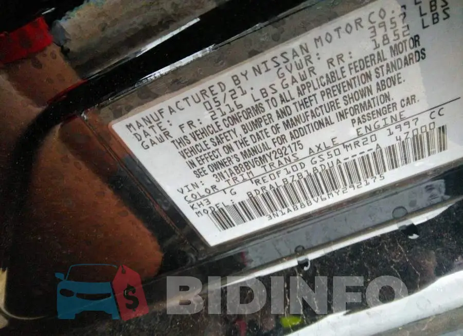 3N1AB8BV6MY292175 Photo# 9