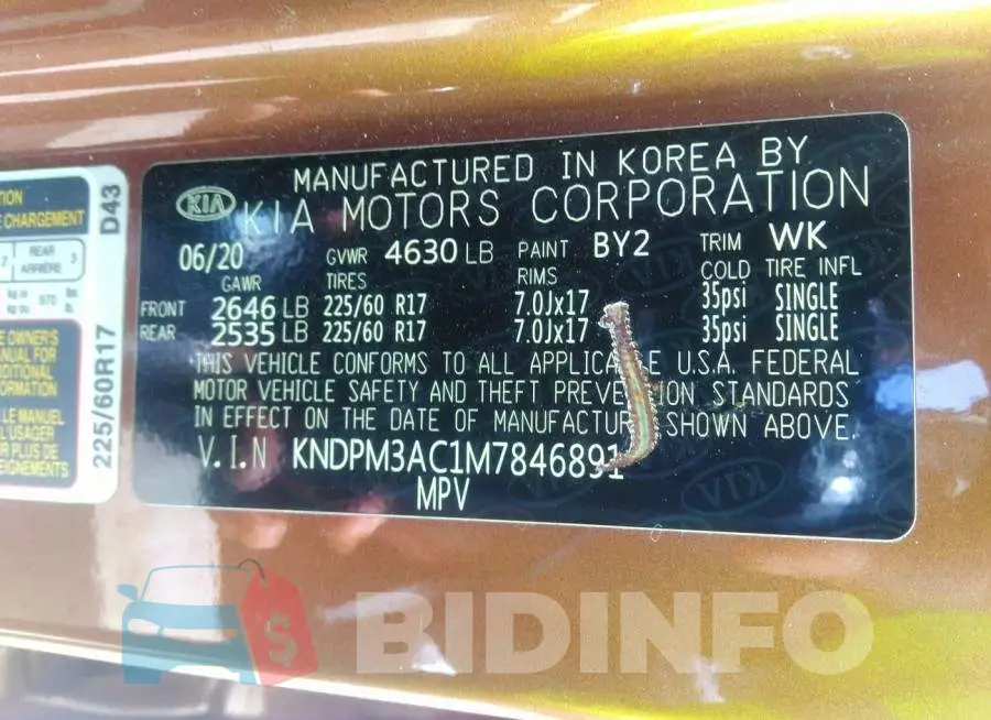 KNDPM3AC1M7846891 Photo# 9
