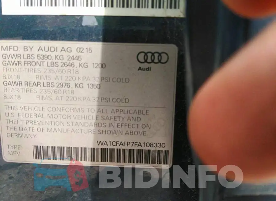 WA1CFAFP7FA108330 Photo# 9