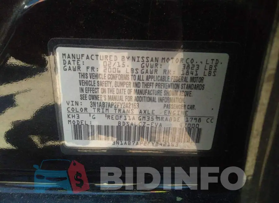 3N1AB7AP2FY242163 Photo# 9