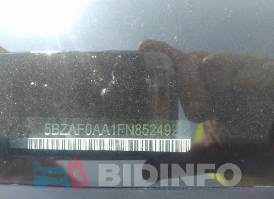 5BZAF0AA1FN852492 Photo# 9