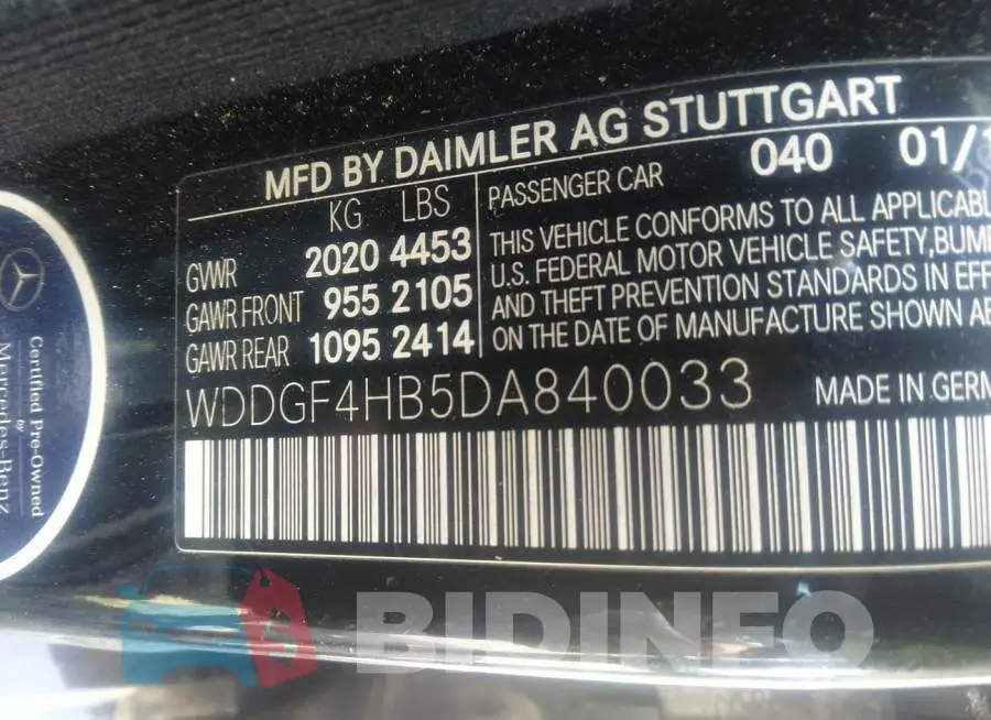 WDDGF4HB5DA840033 Photo# 9