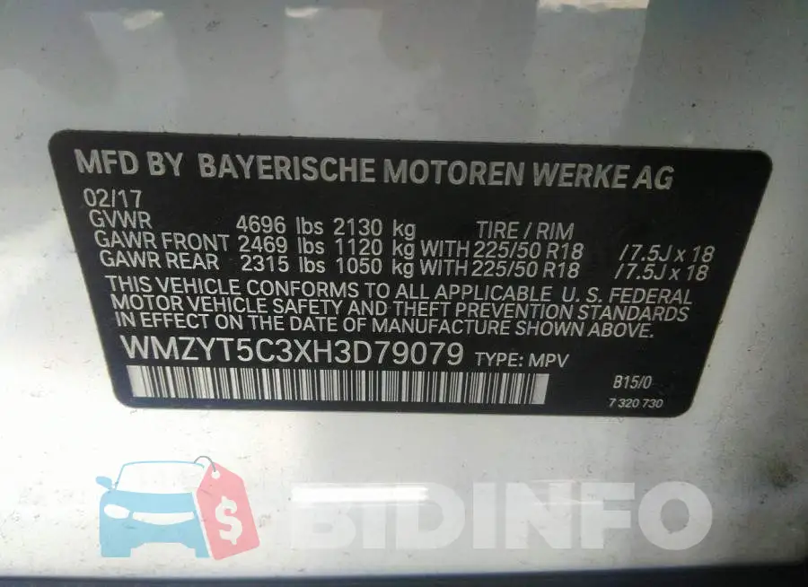 WMZYT5C3XH3D79079 Photo# 9