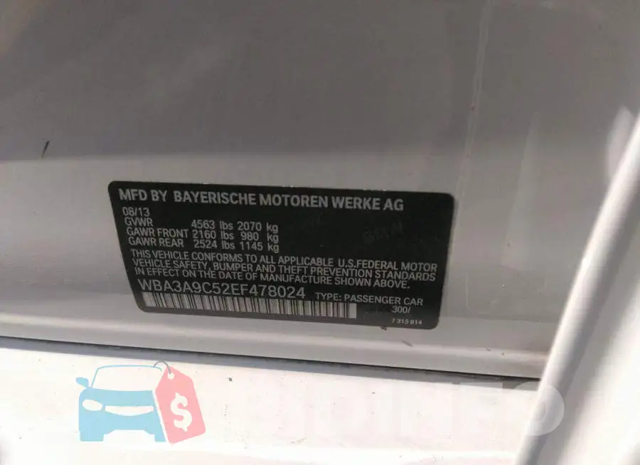 WBA3A9C52EF478024 Photo# 9