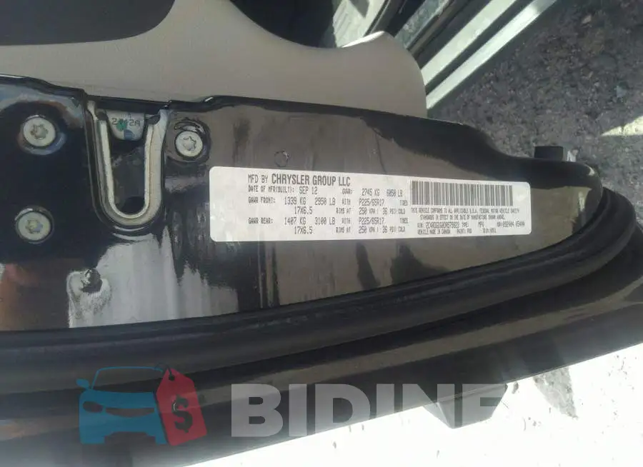 2C4RDGDG0DR579823 Photo# 9