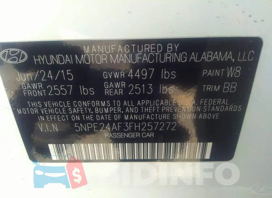 5NPE24AF3FH257272 Photo# 9