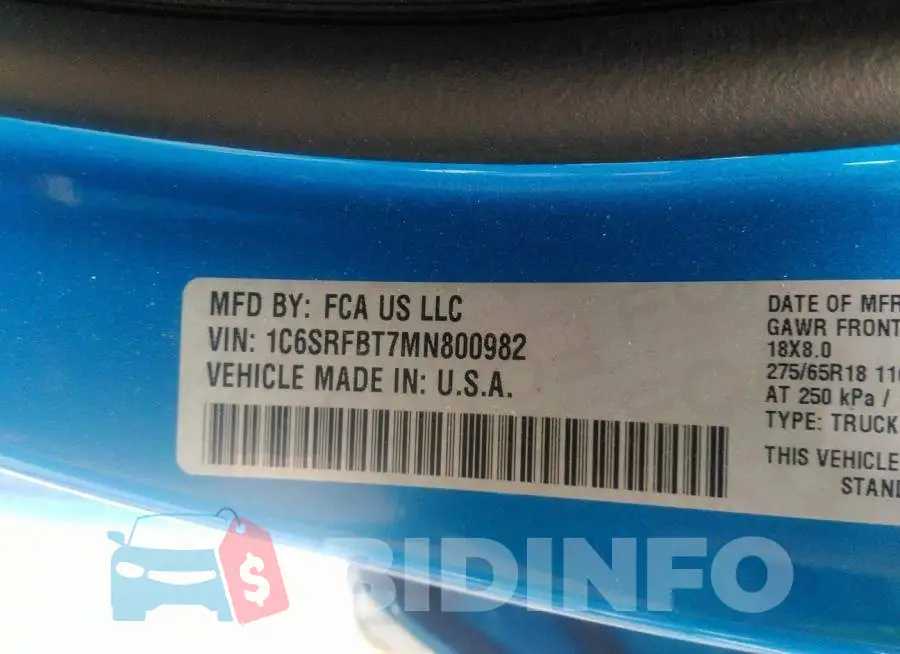 1C6SRFBT7MN800982 Photo# 9