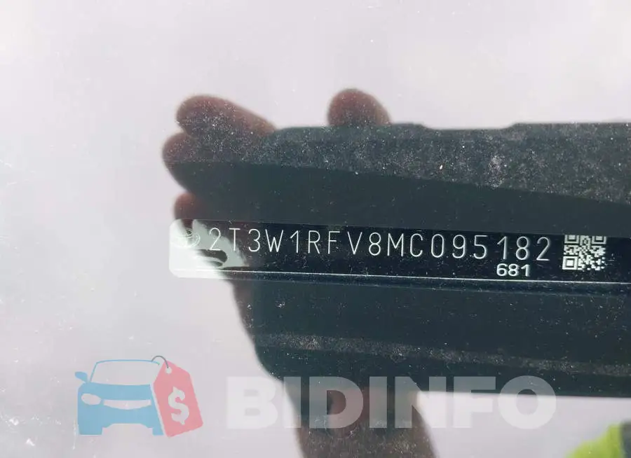 2T3W1RFV8MC095182 Photo# 9