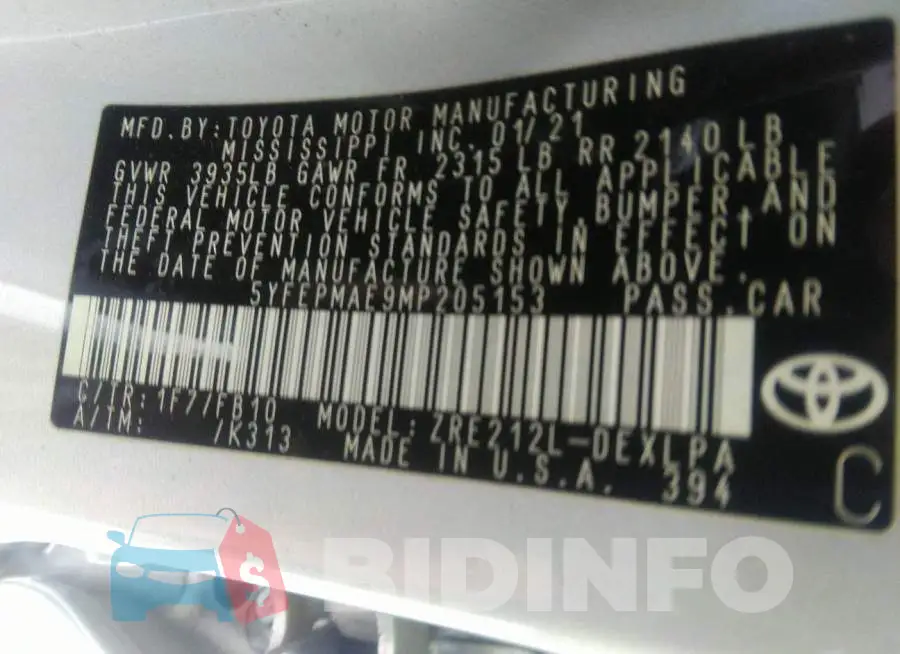 5YFEPMAE9MP205153 Photo# 9