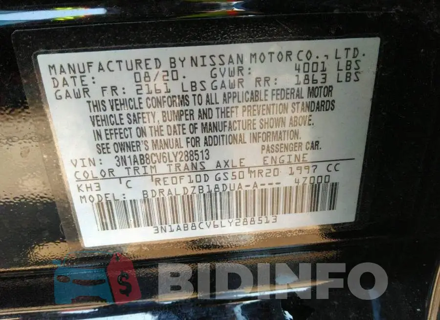 3N1AB8CV6LY288513 Photo# 9
