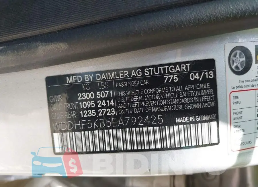 WDDHF5KB5EA792425 Photo# 9