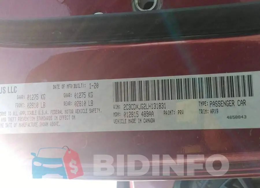 2C3CDXJG2LH131831 Photo# 9