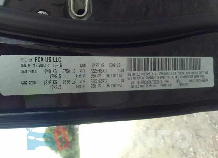 3C4PDCAB9HT562014 Photo# 9