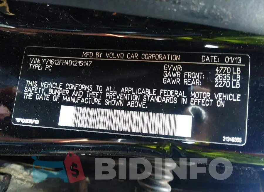 YV1612FH4D1215147 Photo# 9