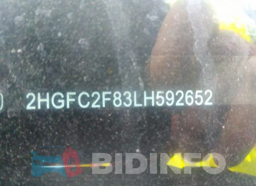 2HGFC2F83LH592652 Photo# 9