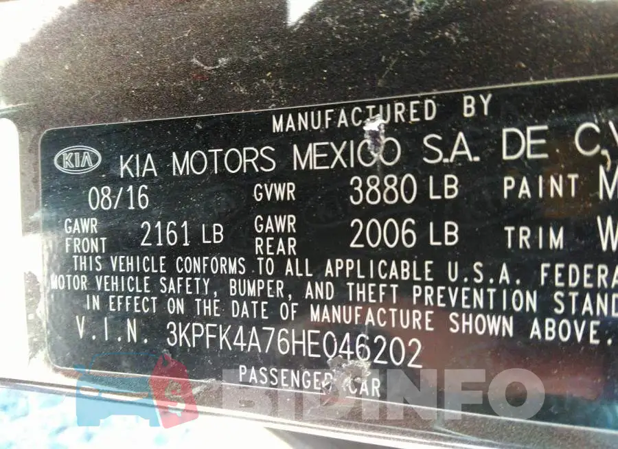 3KPFK4A76HE046202 Photo# 9