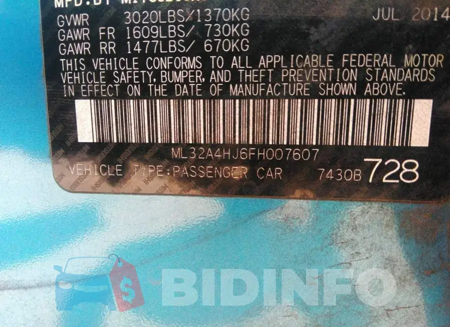ML32A4HJ6FH007607 Photo# 9