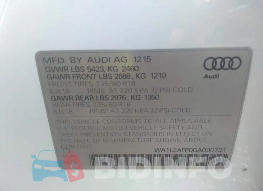 WA1L2AFP0GA090721 Photo# 9